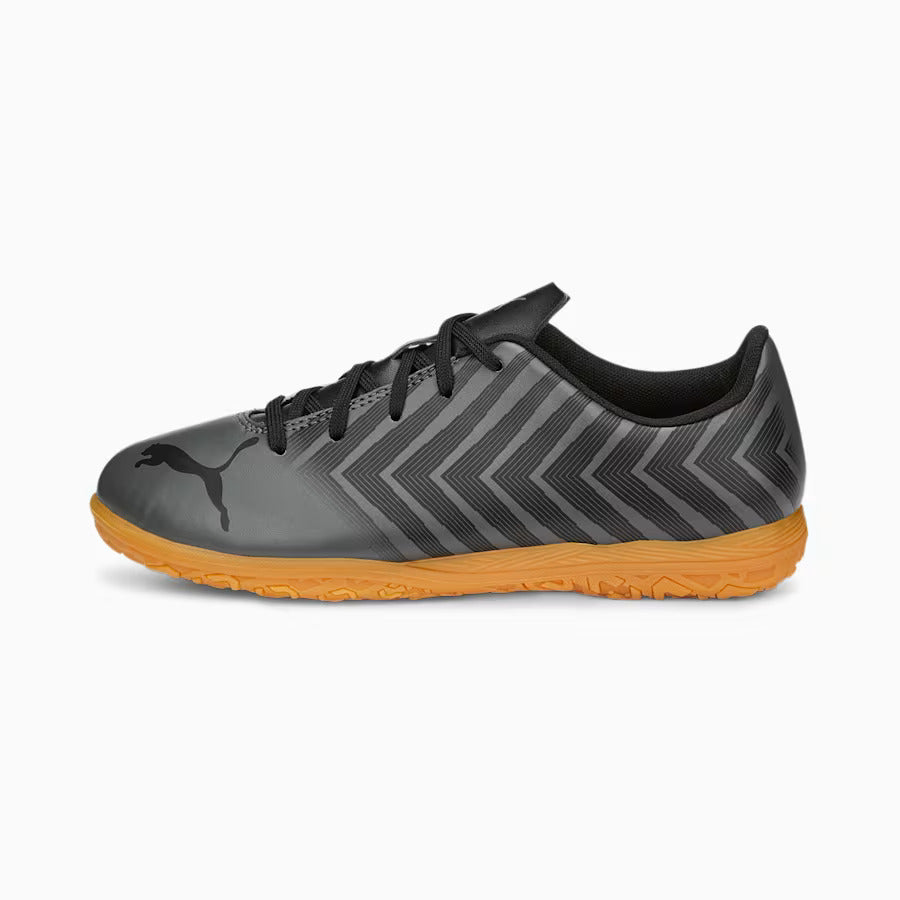 Chaussures de football en salle Puma TACTO II pour jeunes, noires