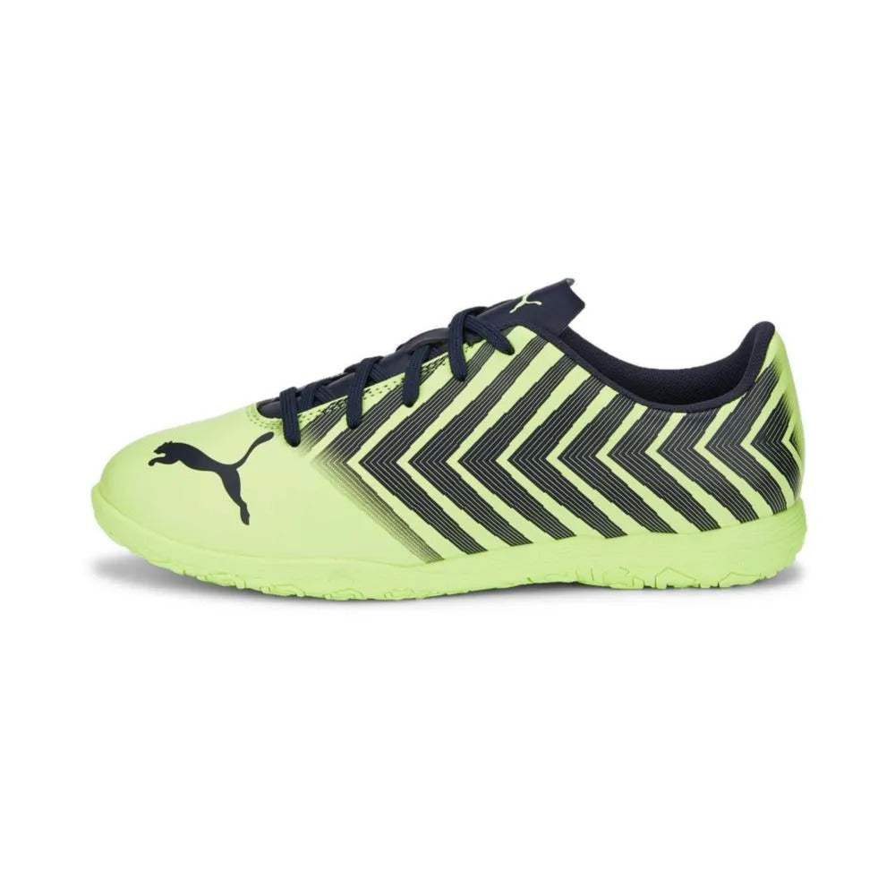 Chaussures de football en salle Puma TACTO II pour jeunes, jaunes