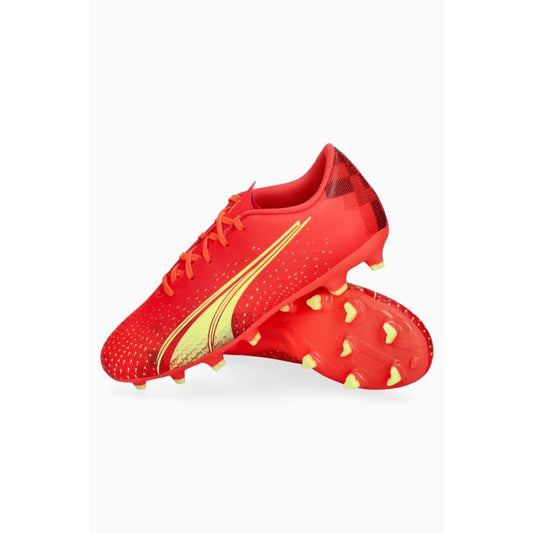 Puma ULTRA PLAY FG/AG Jeunesse Rouge