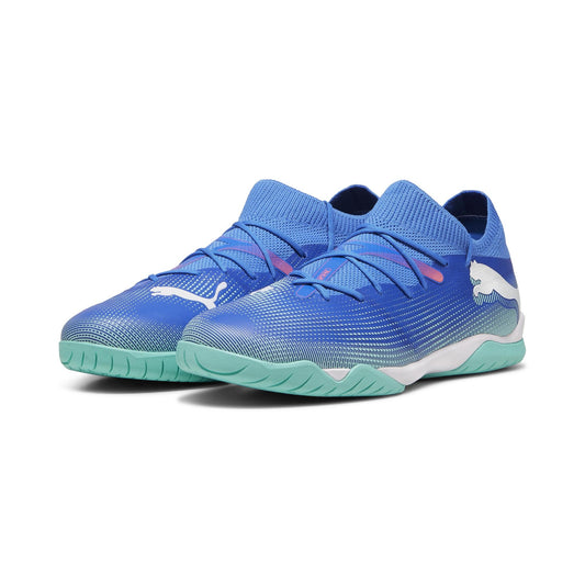Puma FUTURE 7 MATCH Indoor BLEU MAZING/BLANC