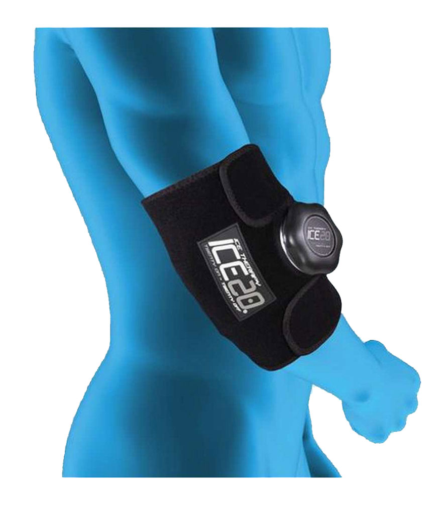 Sac de glace de compression pour coude/petit genou avec sangle