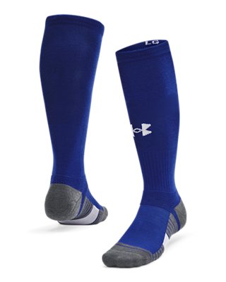 Chaussettes montantes pour footballeur - Bleues