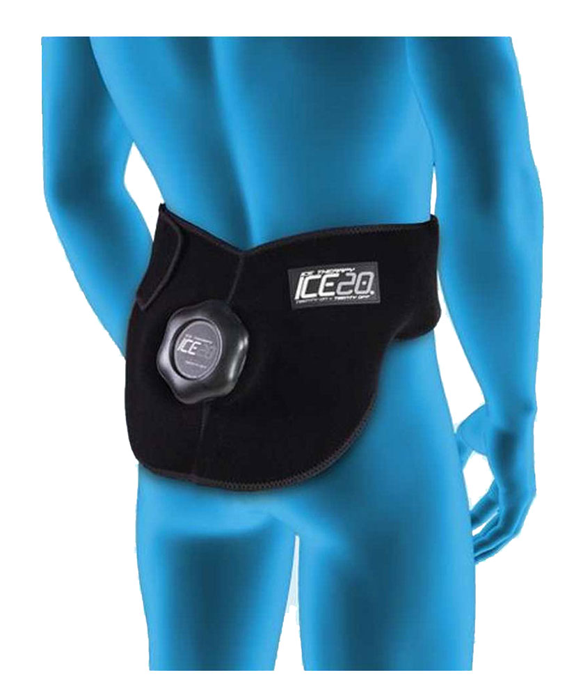 Sac de glace de compression pour le dos et les hanches avec sangle