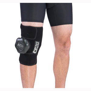 Sac de glace de compression pour genou avec sangle pour thérapie par la glace