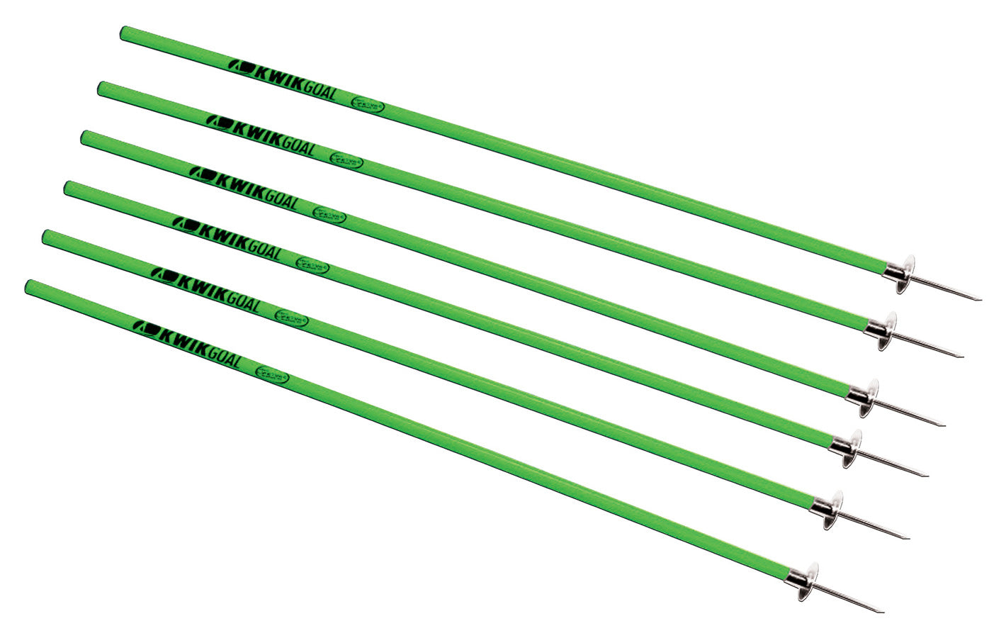 Lot de 6 bâtons d'entraînement verts