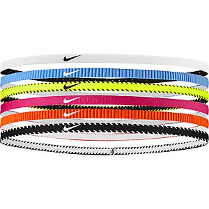 Nike Flex Classic Slim Headbands 6-Pack Youth