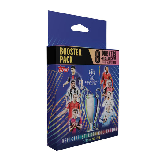 Coffret de 51 autocollants Topps Champions League (24/25)