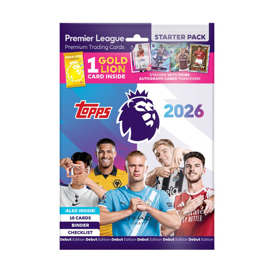 Topps 25/26 Premier League Debut Edition Cards - Starter Pack