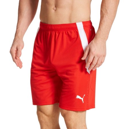 Short de gardien de but Puma TeamLiga pour enfant, rouge/blanc