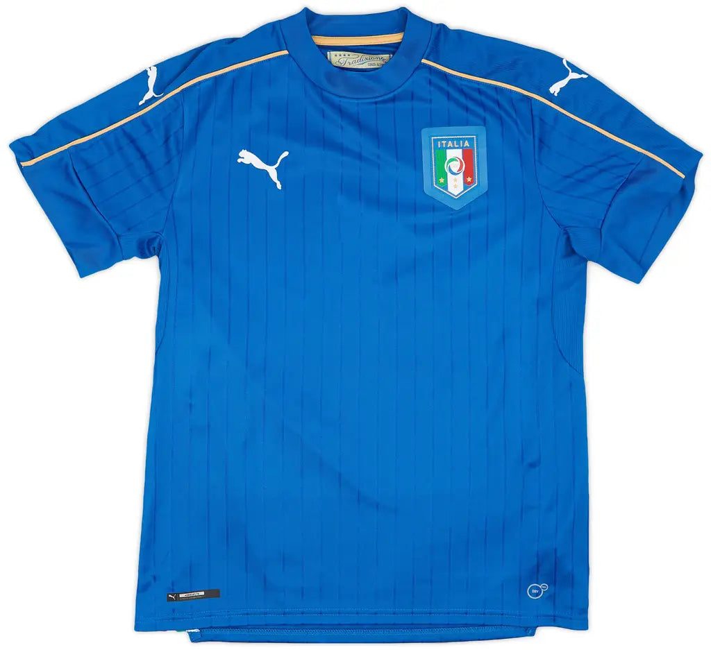 2016-17 Italy Home Shirt EM