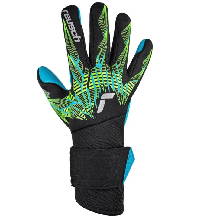 Reusch Pure Contact Aqua Black/Lime/Aqua