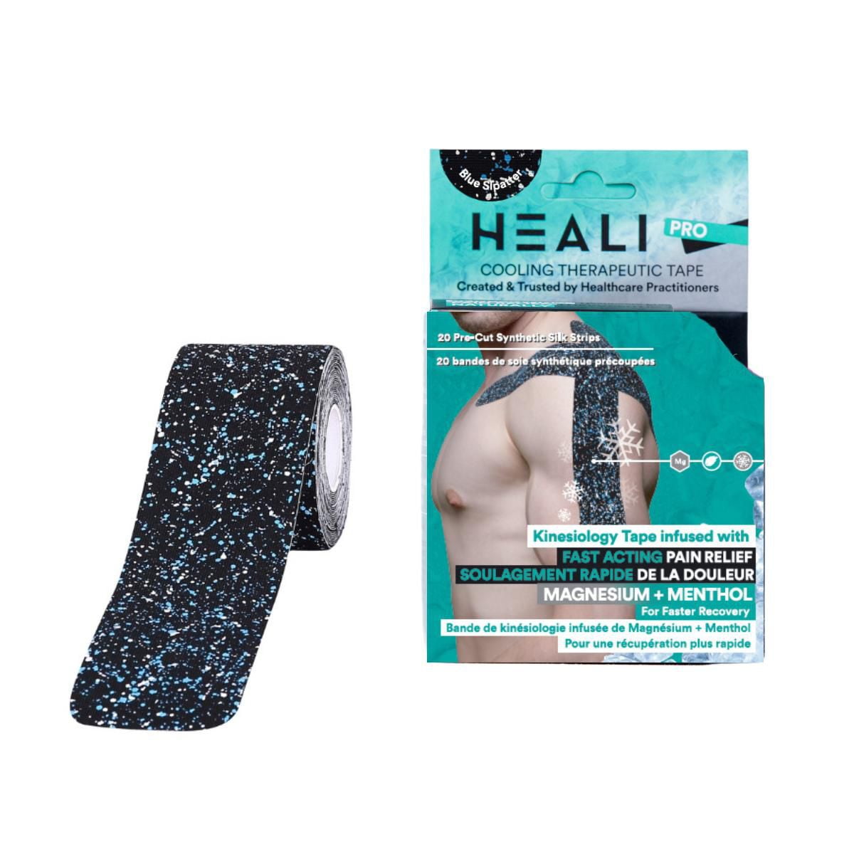 Heali Pro K-Tape Blue Splatter