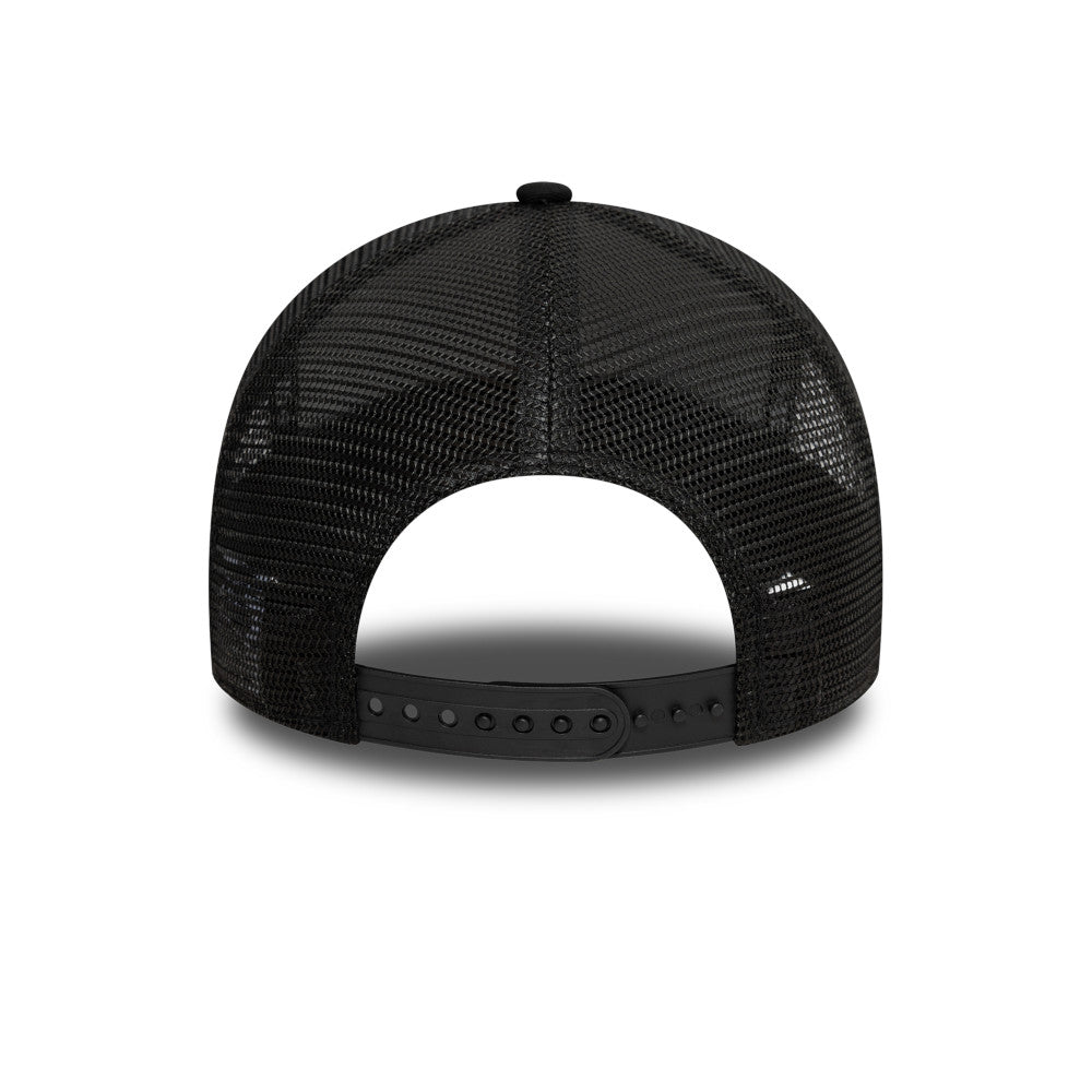 Newcastle United New Era Black E-Frame Trucker Hat