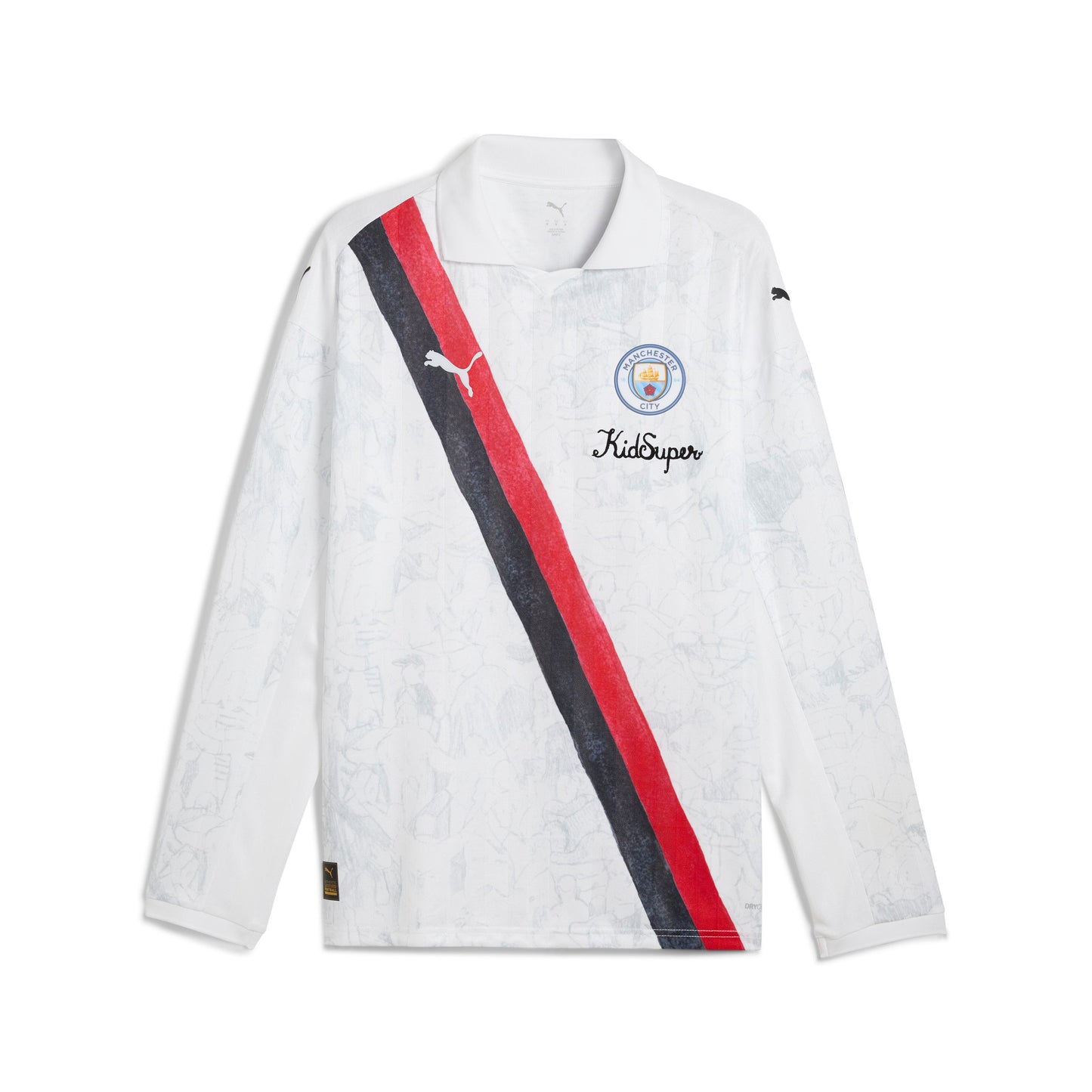 Puma Kidsuper x Manchester City Long Sleeve Retro Jersey