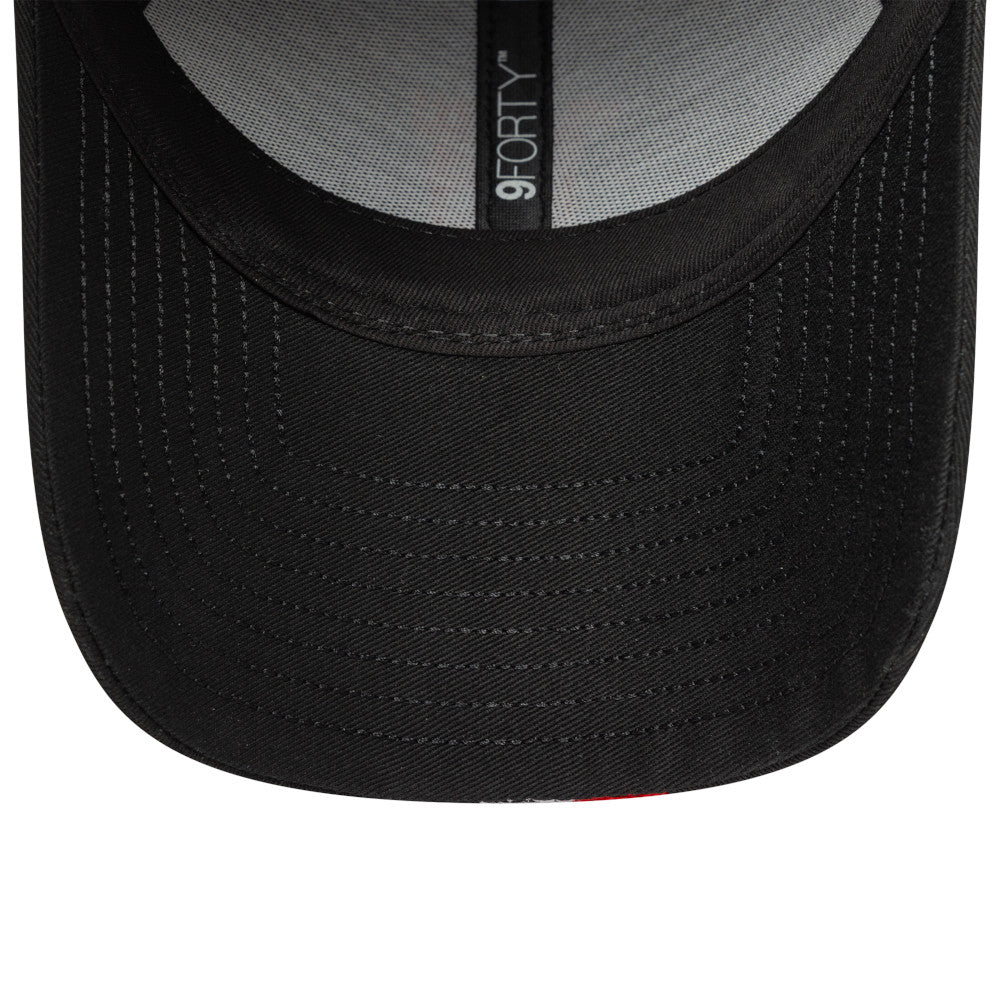 Manchester United New Era 9Forty Black Stripe Adjustable Hat