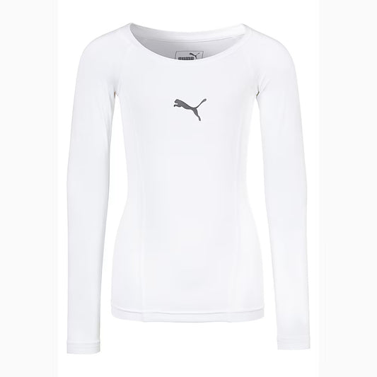 T-shirt de base à manches longues Puma Liga Blanc pour enfant