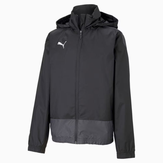 Veste de pluie Puma TeamGoal 23 noire pour enfant