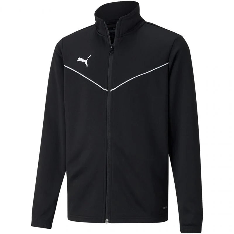 Veste d'entraînement Puma TeamRise Poly noire pour jeunes