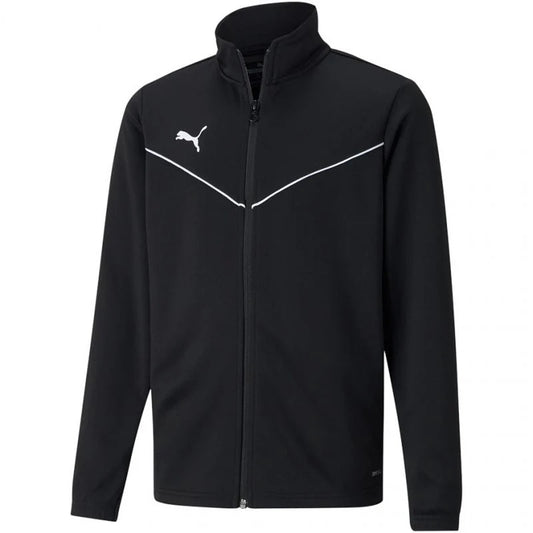 Veste d'entraînement Puma TeamRise Poly noire pour jeunes