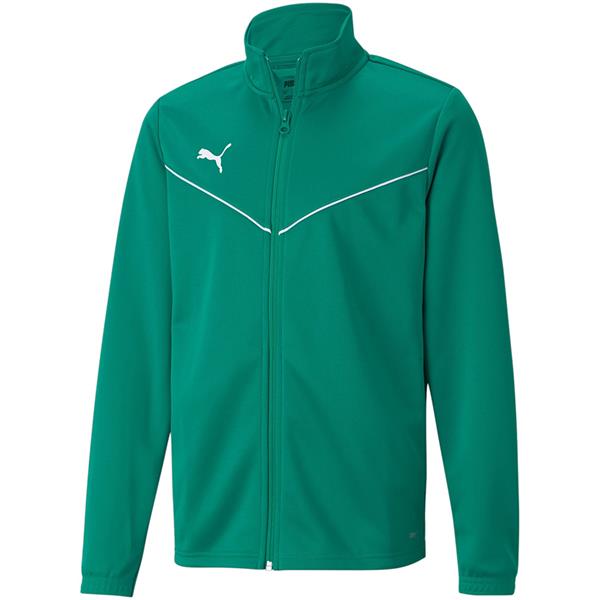 Veste d'entraînement Puma TeamRise Poly noire pour jeunes