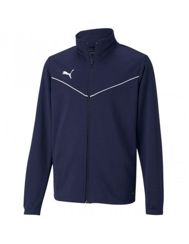 Veste d'entraînement Puma TeamRise Poly Peacoat pour jeunes