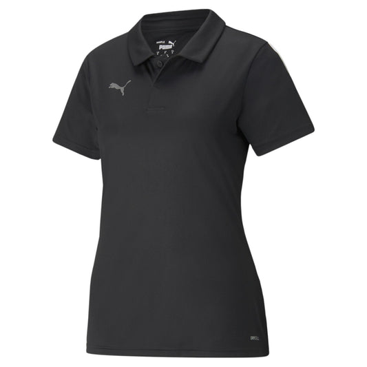 Polo Puma TeamLiga Sideline noir pour femme
