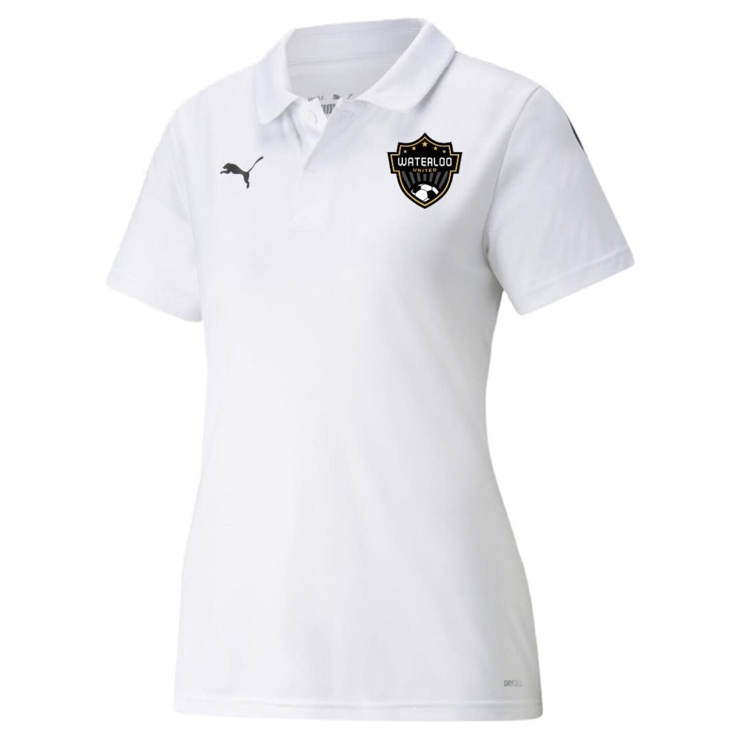 Polo blanc TeamLiga Sideline de Waterloo United pour femme