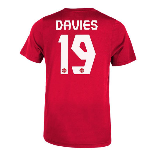 T-shirt Nike Canada Davies Legend Rouge Jeunesse