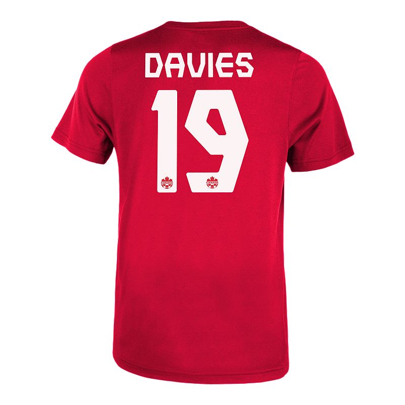 T-shirt Nike Canada Davies Legend Rouge Jeunesse