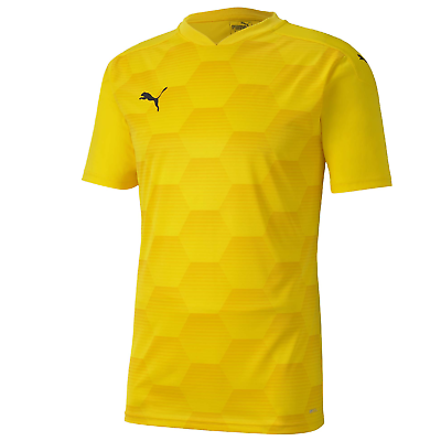 Puma TeamFinal 21 Graphic Jersey Cyber Yellow