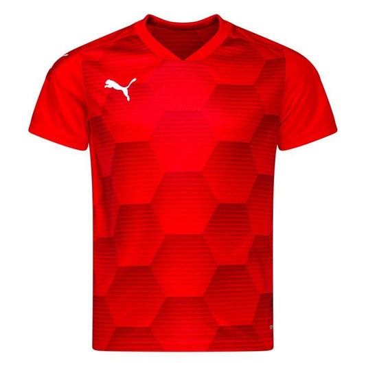 Maillot graphique Puma TeamFinal 21 rouge pour jeunes
