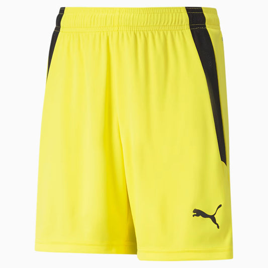 Short de gardien de but Puma TeamLiga jaune pour enfant