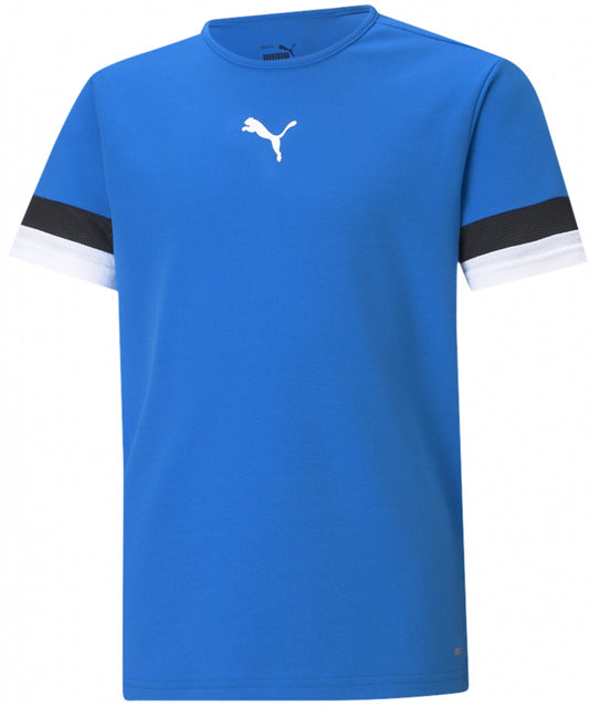 Maillot Puma TeamRise bleu électrique pour enfant