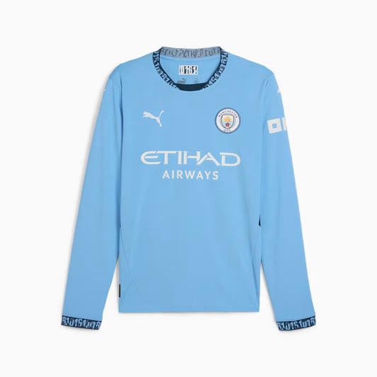 Maillot Puma Manchester City Domicile 24/25 Réplique Manches Longues