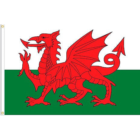 Drapeaux du monde Pays de Galles 3' x 5'