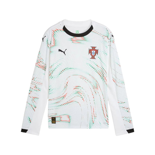 Maillot extérieur Puma Portugal réplique manches longues pour jeunes