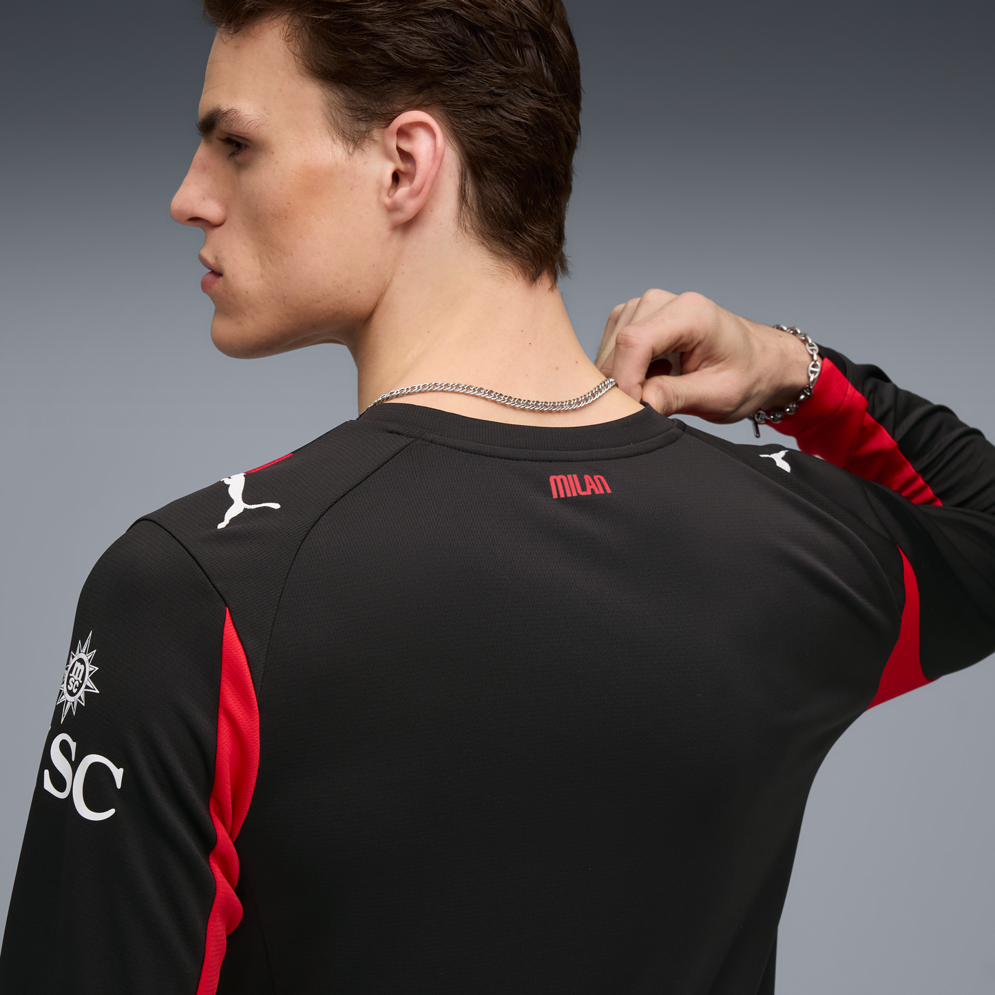 Puma AC Milan 25/26 Long Sleeve Home Jersey