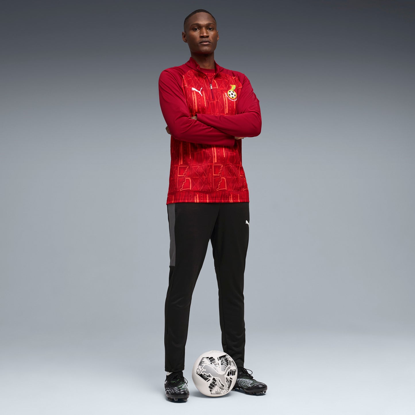 Puma Ghana 2026 Warm Up Quarter Zip