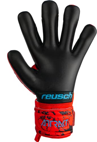 Reusch Attrakt Grip Evolution Finger Support Youth Red/Blue/Black Youth