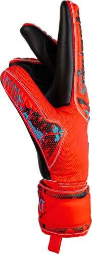 Reusch Attrakt Grip Evolution Finger Support Youth Red/Blue/Black Youth