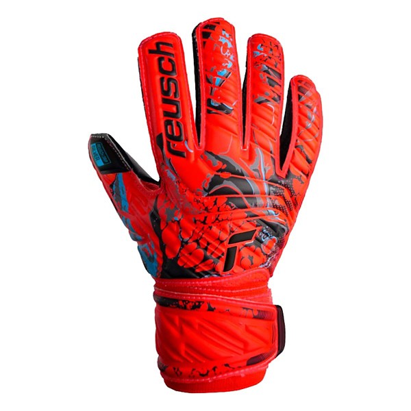 Reusch Attrakt Silver Youth Red/Black