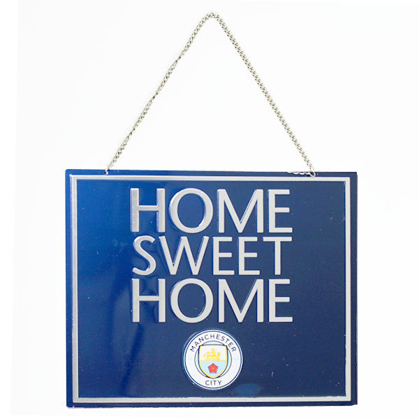 Manchester City Home Sweet Home Sign