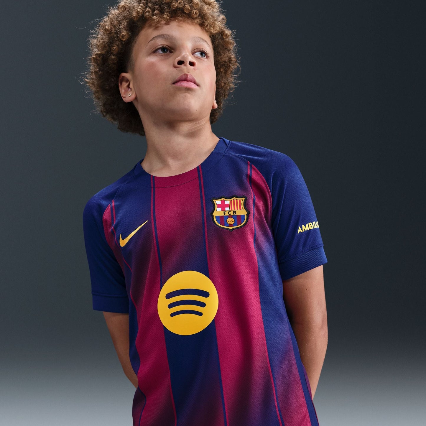 Nike Barcelona 25/26 Lamine Yamal #10 Home Jersey Youth
