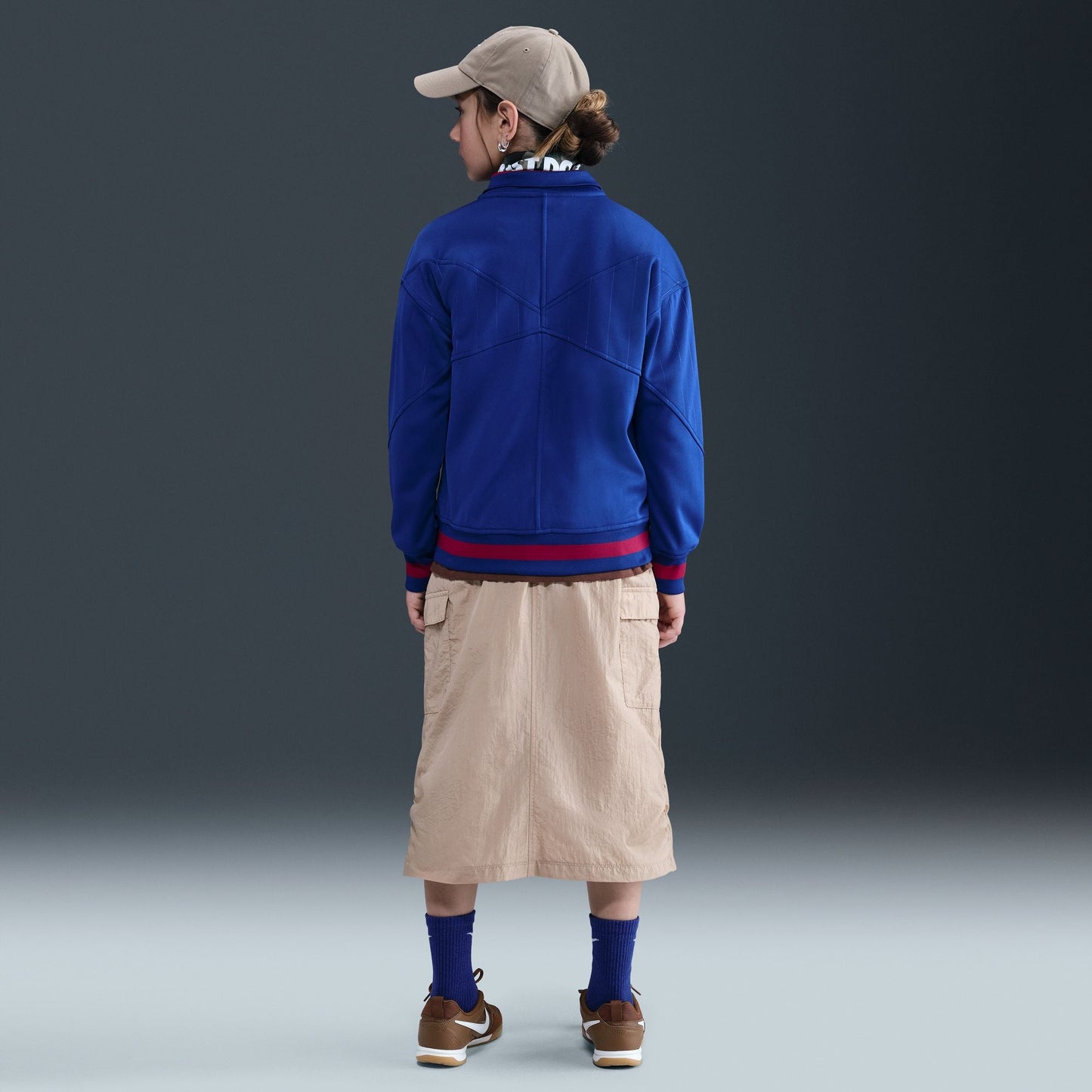 Nike Barcelona Home Anthem Track Jacket Youth