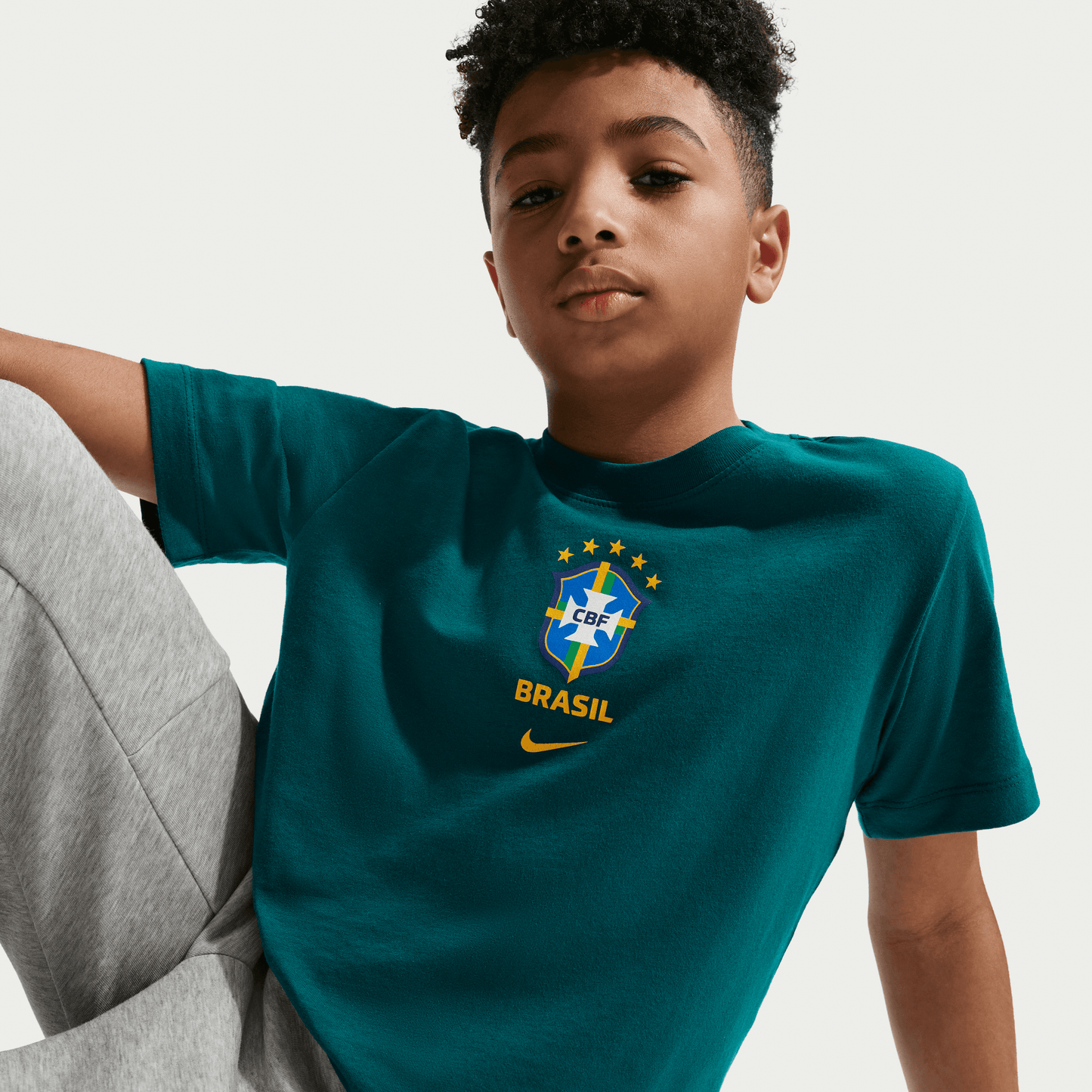 Nike Brazil 2026 Crest T-Shirt Youth