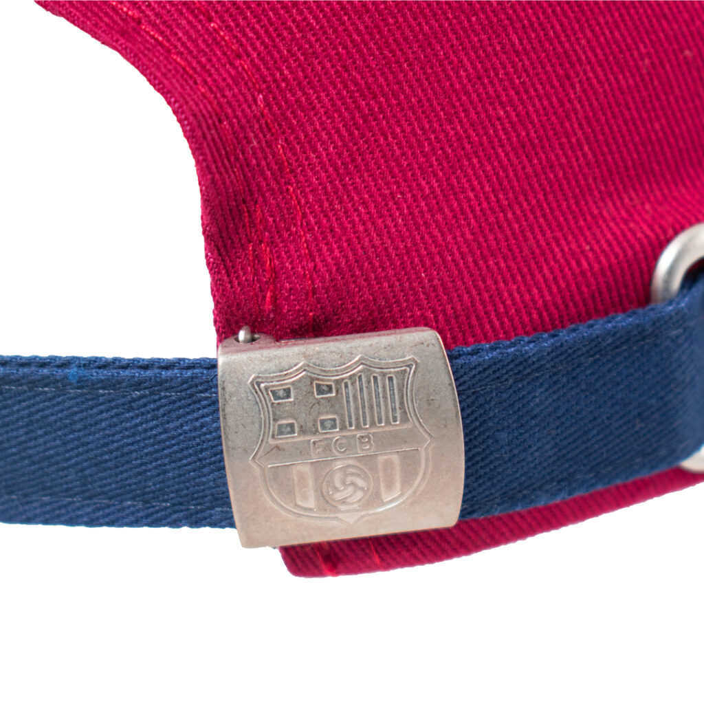 Barcelona Burgundy & Navy Club Crest Adjustable Hat