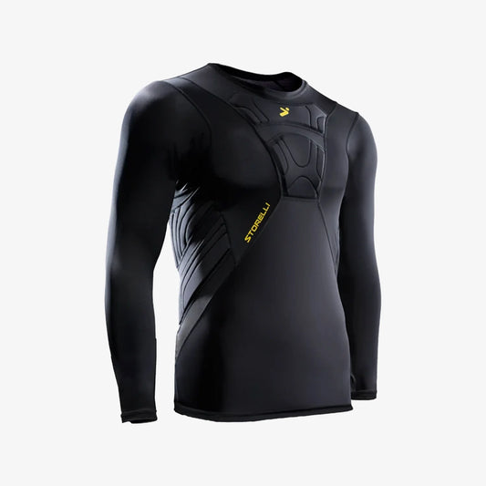 Maillot Storelli BodyShield LS FP pour jeunes, noir