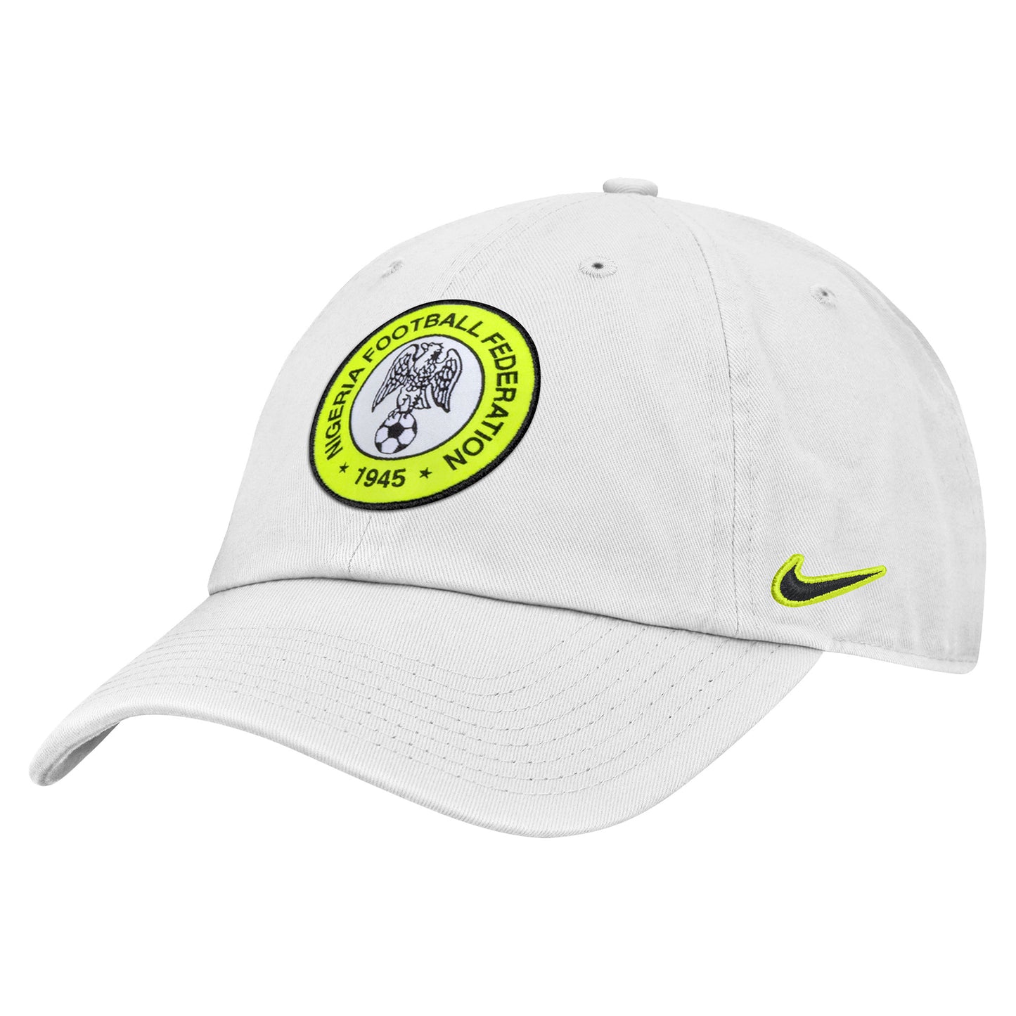 Nike Nigeria Woven Patch Crest Club Cap White