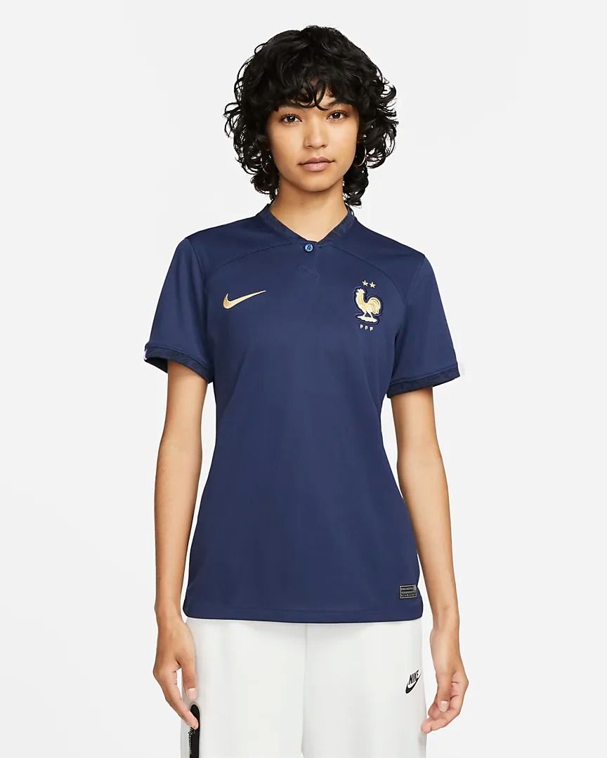Maillot Nike France Stadium Domicile 22/23 Femme