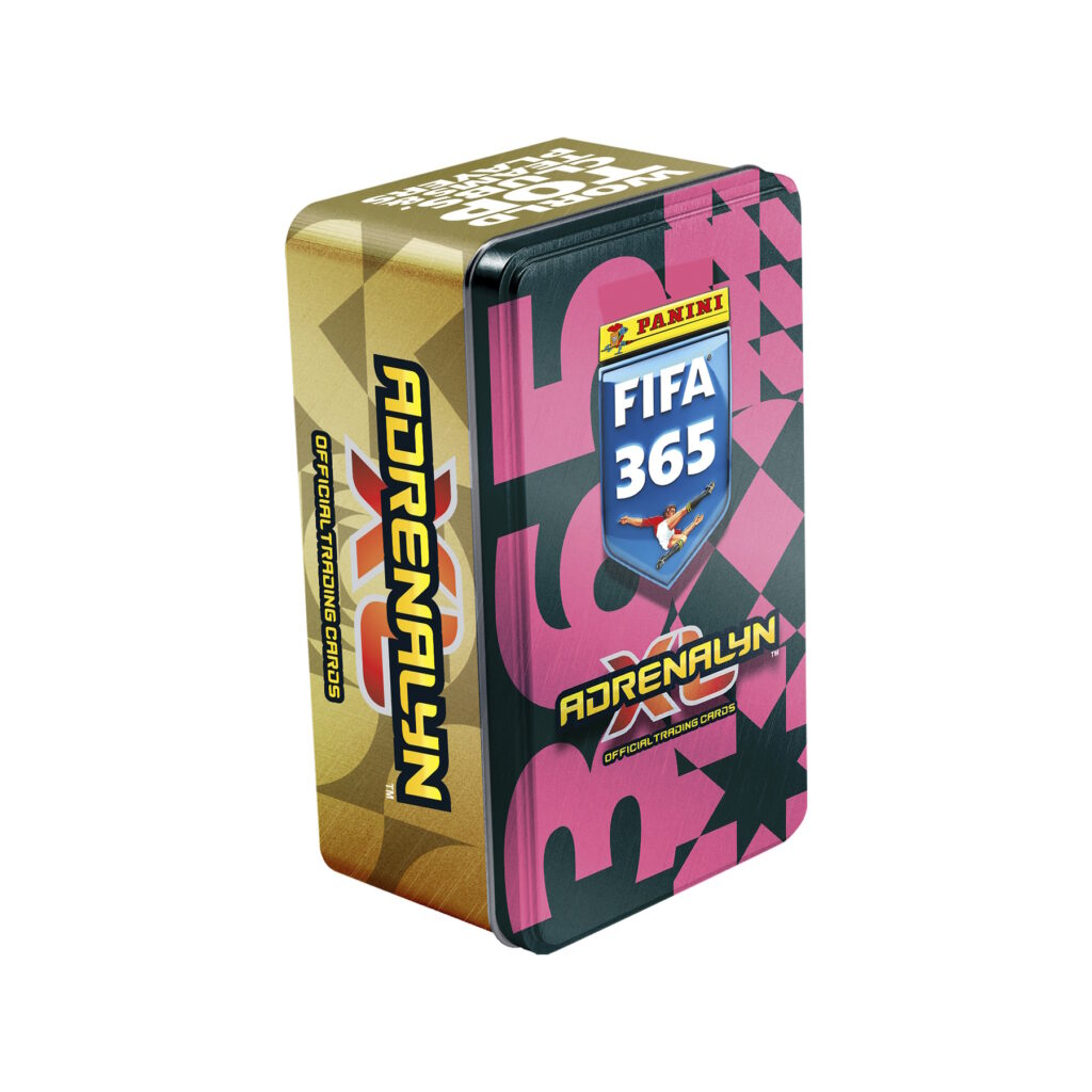 Panini Adrenalyn XL 2025-26 FIFA 365 Cards Mega Tin (42 Cards + 2 LE & 1 Golden Baller)
